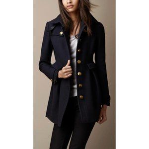 Burberry Fitted Military Coat